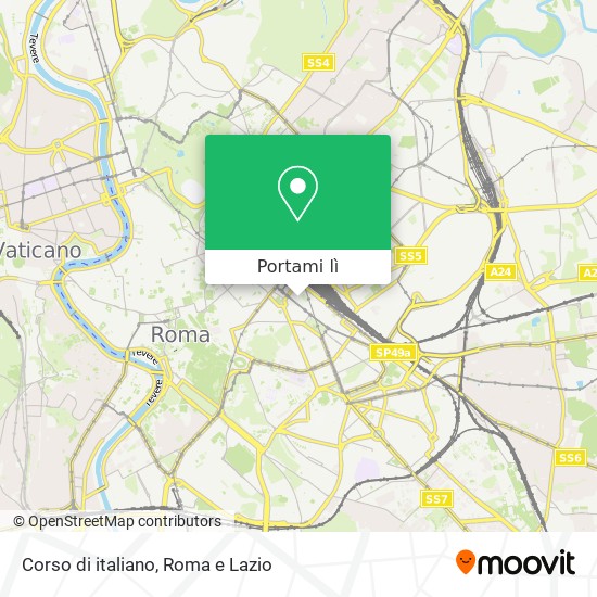 Mappa Corso di italiano