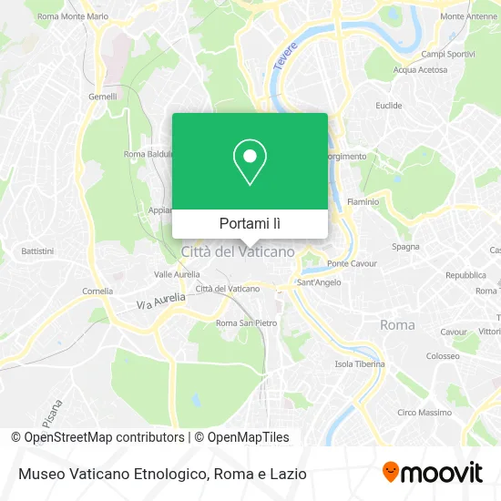 Mappa Museo Vaticano Etnologico