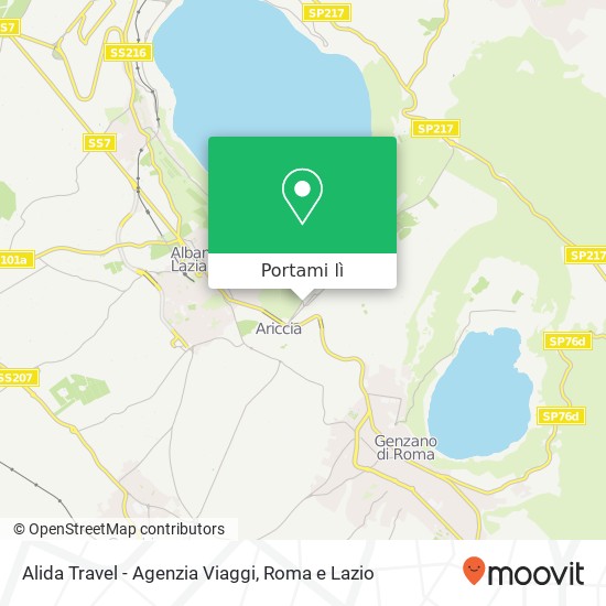 Mappa Alida Travel - Agenzia Viaggi