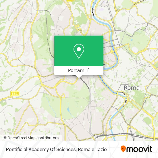 Mappa Pontificial Academy Of Sciences