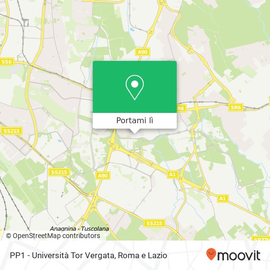 Mappa PP1 - Università Tor Vergata