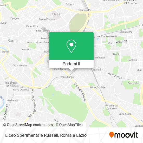 Mappa Liceo Sperimentale Russell