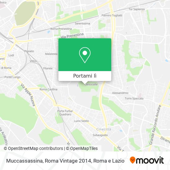 Mappa Muccassassina, Roma Vintage 2014