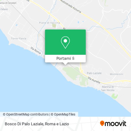 Mappa Bosco Di Palo Laziale
