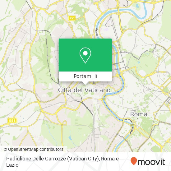 Mappa Padiglione Delle Carrozze (Vatican City)