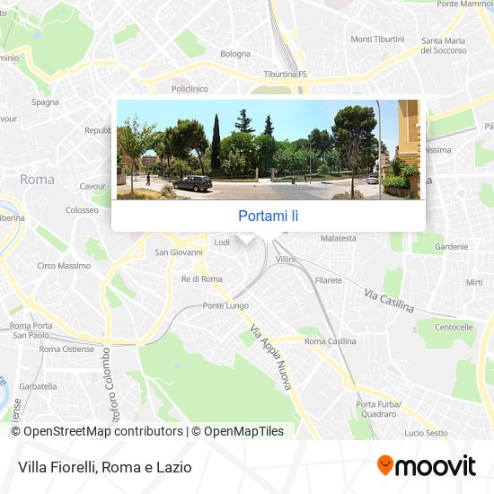 Mappa Villa Fiorelli