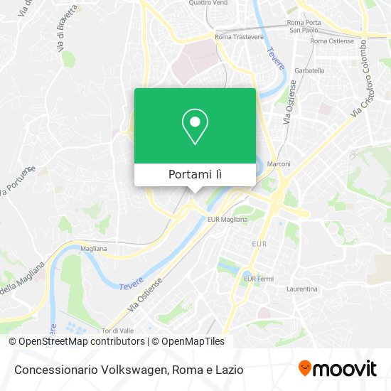 Mappa Concessionario Volkswagen