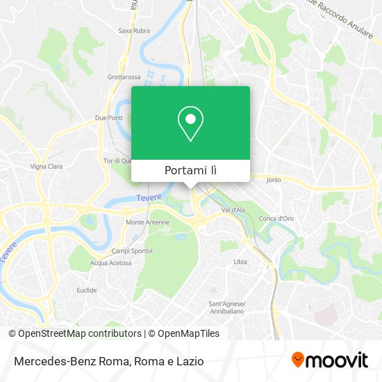 Mappa Mercedes-Benz Roma