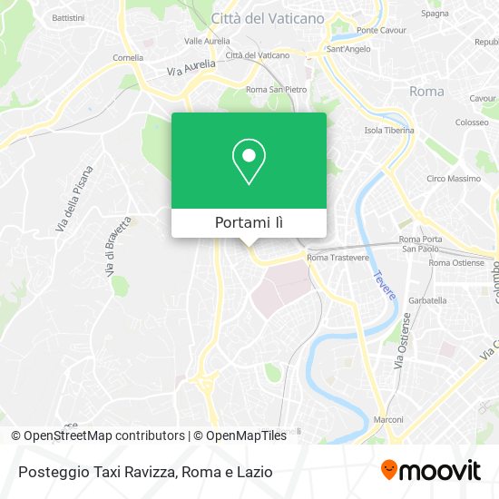 Mappa Posteggio Taxi Ravizza