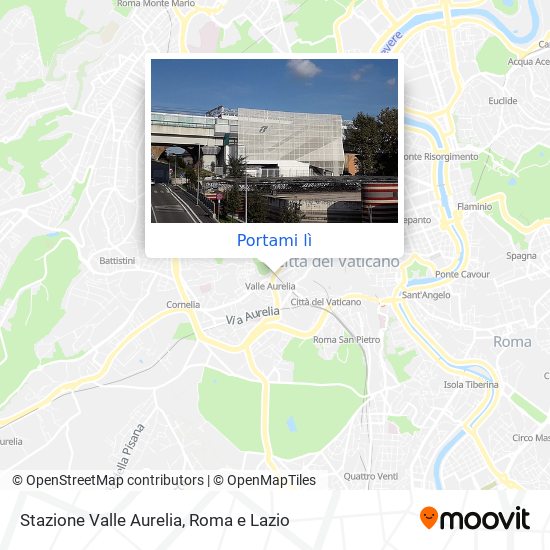 Mappa Stazione Valle Aurelia