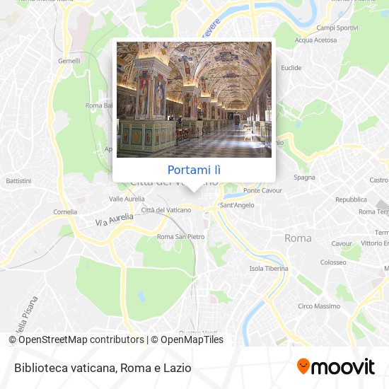 Mappa Biblioteca vaticana