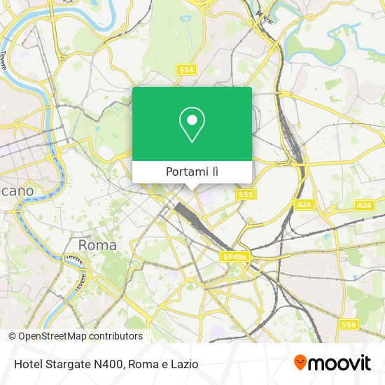 Mappa Hotel Stargate N400