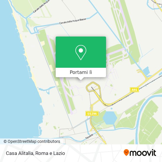 Mappa Casa Alitalia