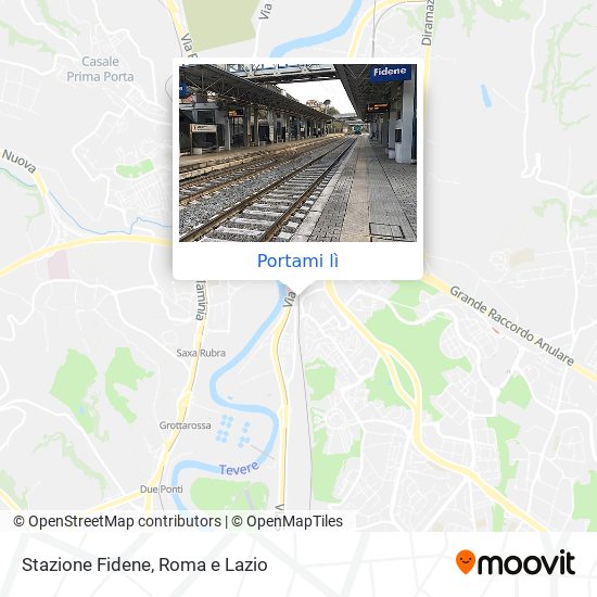 Mappa Stazione Fidene