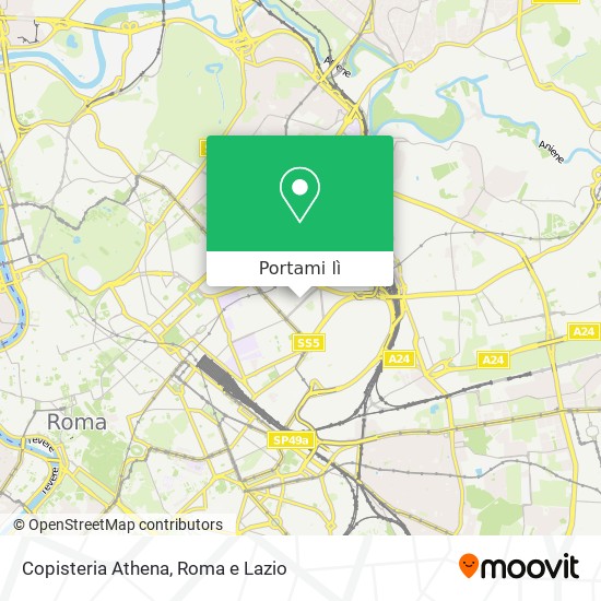 Mappa Copisteria Athena