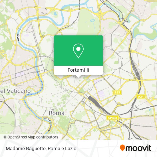Mappa Madame Baguette