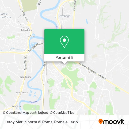 Mappa Leroy Merlin porta di Roma