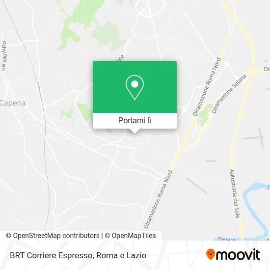Mappa BRT Corriere Espresso