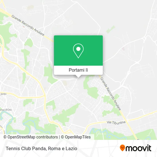 Mappa Tennis Club Panda