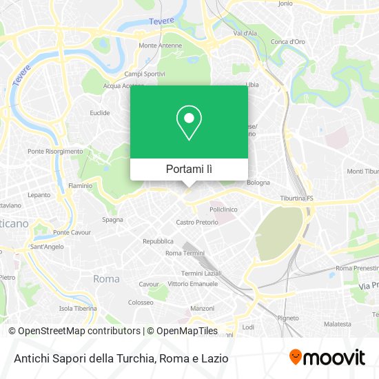 Mappa Antichi Sapori della Turchia