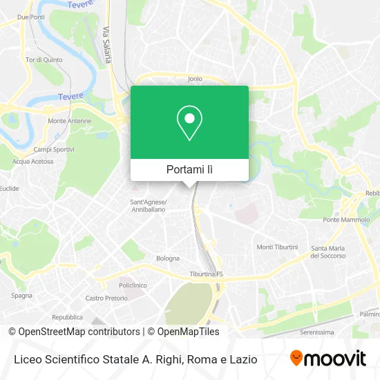 Mappa Liceo Scientifico Statale  A. Righi