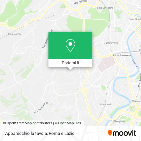 Mappa Apparecchio la tavola