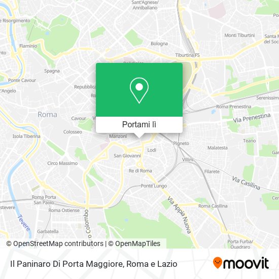 Mappa Il Paninaro Di Porta Maggiore