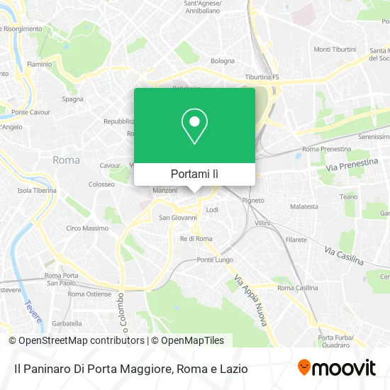 Mappa Il Paninaro Di Porta Maggiore