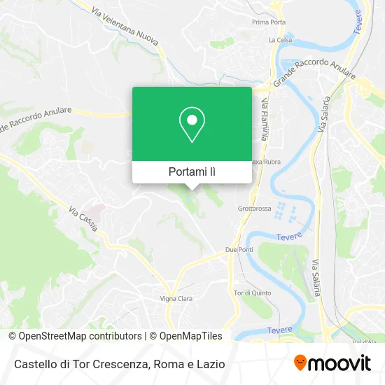 Mappa Castello di Tor Crescenza