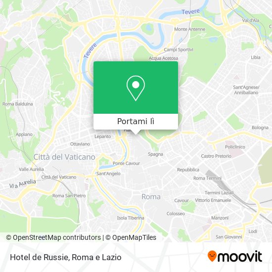 Mappa Hotel de Russie