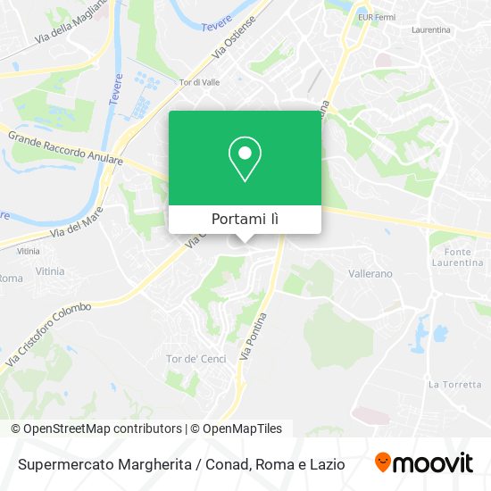 Mappa Supermercato Margherita / Conad