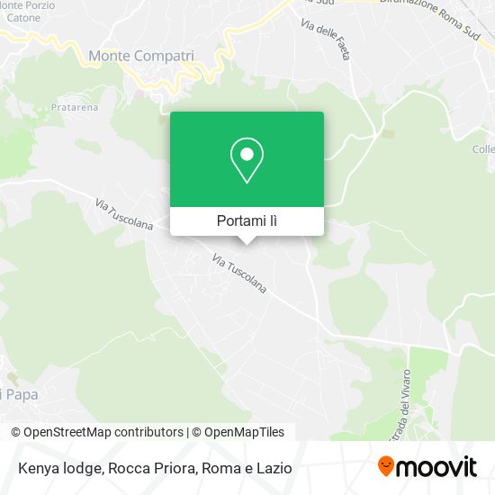 Mappa Kenya lodge, Rocca Priora