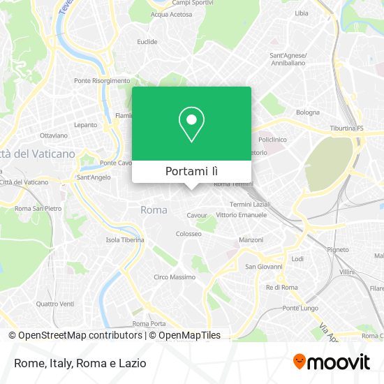 Mappa Rome, Italy