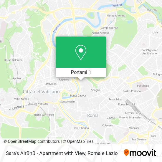 Mappa Sara's AirBnB - Apartment with View