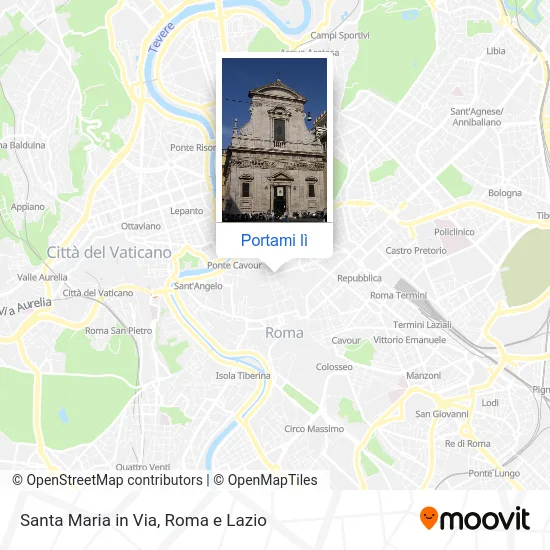 Mappa Santa Maria in Via