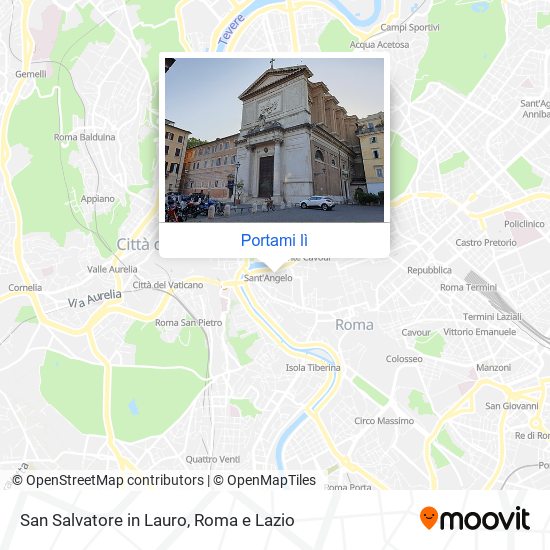 Mappa San Salvatore in Lauro