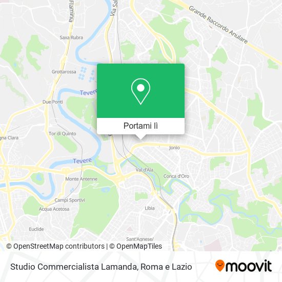 Mappa Studio Commercialista Lamanda