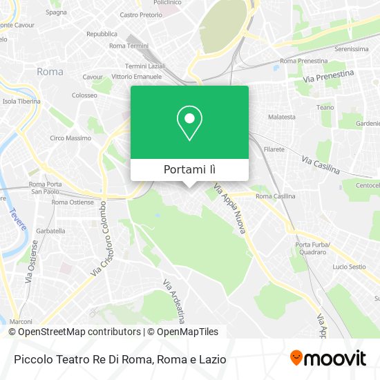 Mappa Piccolo Teatro Re Di Roma
