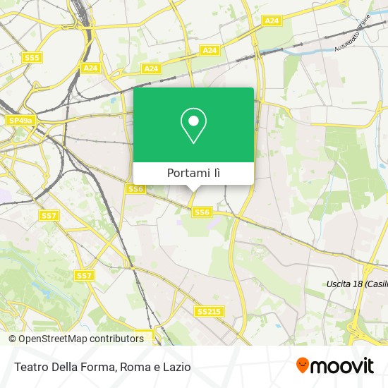 Mappa Teatro Della Forma