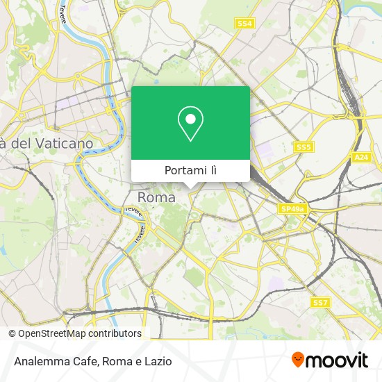 Mappa Analemma Cafe