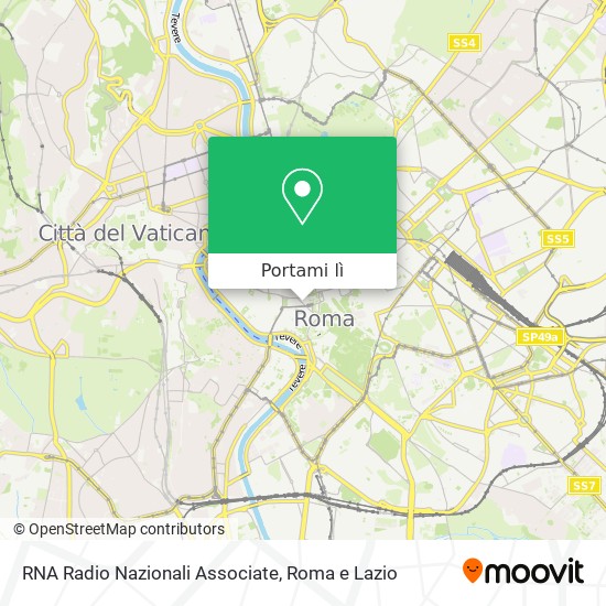 Mappa RNA Radio Nazionali Associate