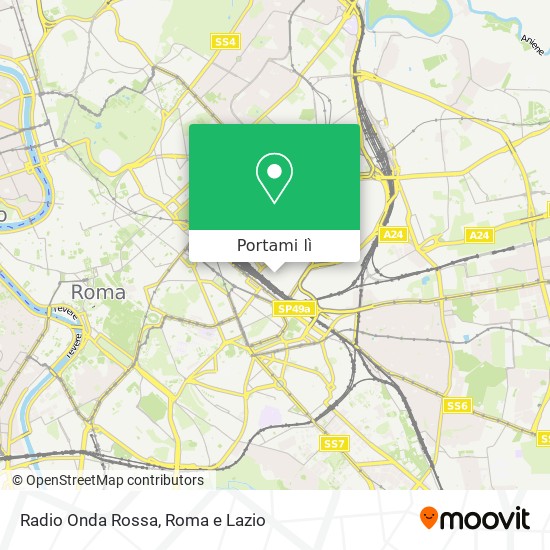 Mappa Radio Onda Rossa