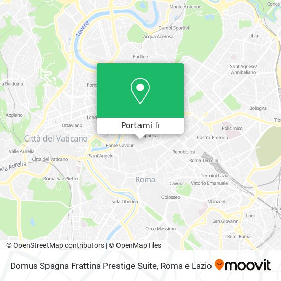 Mappa Domus Spagna Frattina Prestige Suite