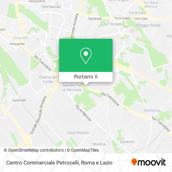Mappa Centro Commerciale Petrocelli