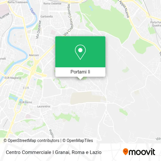 Mappa Centro Commerciale I Granai