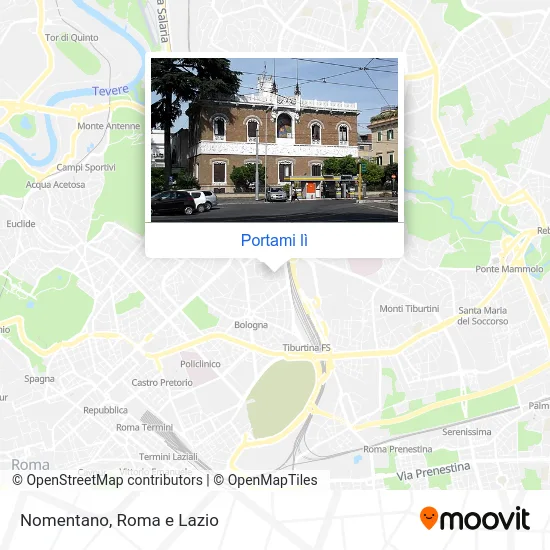 Mappa Nomentano