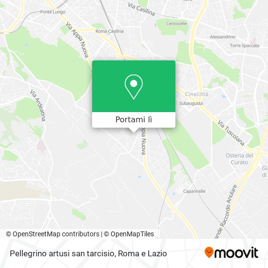 Mappa Pellegrino artusi san tarcisio