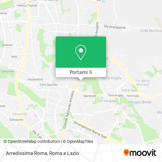 Mappa Arredissima Roma