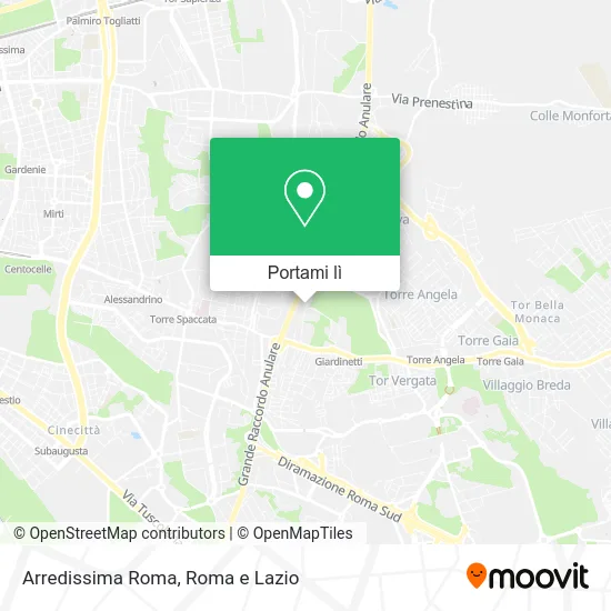 Mappa Arredissima Roma