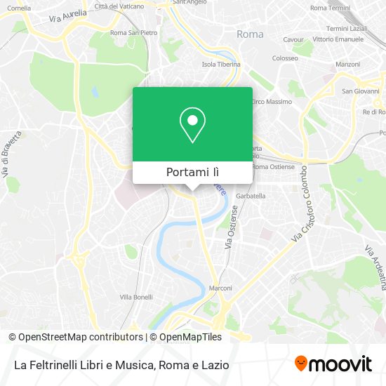 Mappa La Feltrinelli Libri e Musica